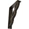 Ekena Millwork Loera Wrought Iron Bracket, (Triple center brace), Antiqued Pale Gold 2"W x 7 1/2"D x 10"H BKTM02X07X10TLOAPG - alternate 1